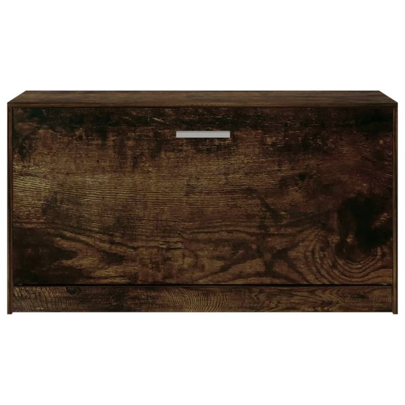 Casa si Gradina - Mobilier - Organizare si depozitare - Organizator incaltaminte - Banca pentru pantofi stejar fumuriu 80x24x45 cm lemn prelucrat - Infinity.ro