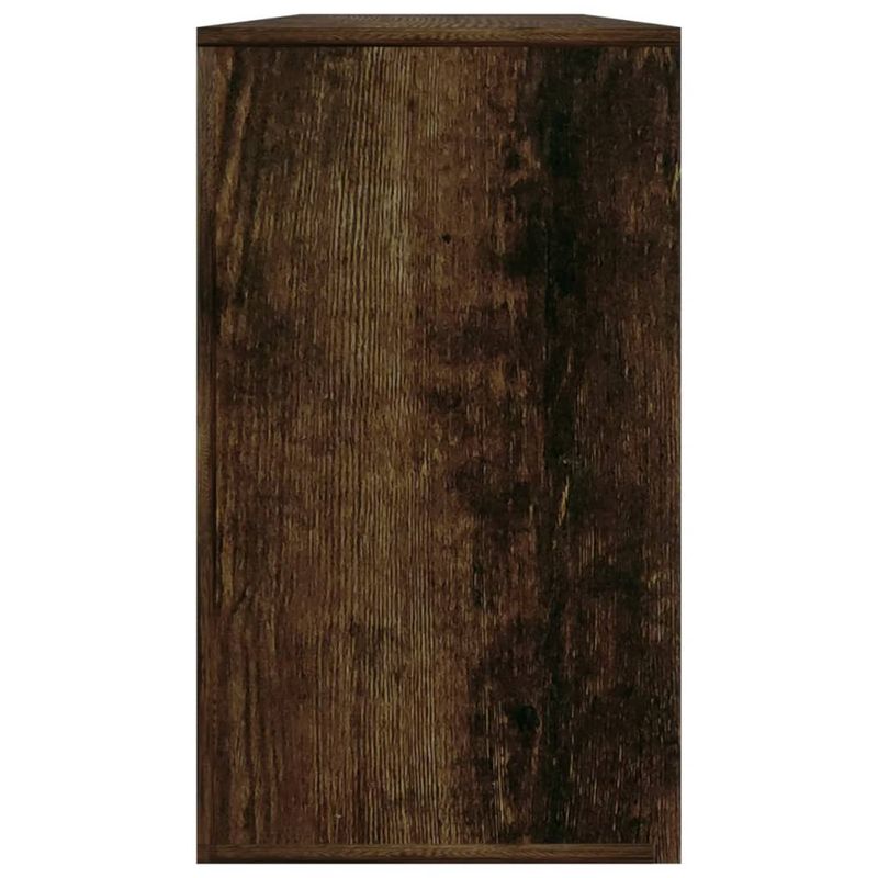 Casa si Gradina - Mobilier - Organizare si depozitare - Organizator incaltaminte - Banca pentru pantofi stejar fumuriu 80x24x45 cm lemn prelucrat - Infinity.ro