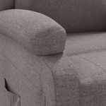 Ingrijire personala si Cosmetice - Sanatate si wellness - Articole wellness - Fotolii de masaj - Fotoliu de masaj electric rabatabil, gri taupe, textil - Infinity.ro