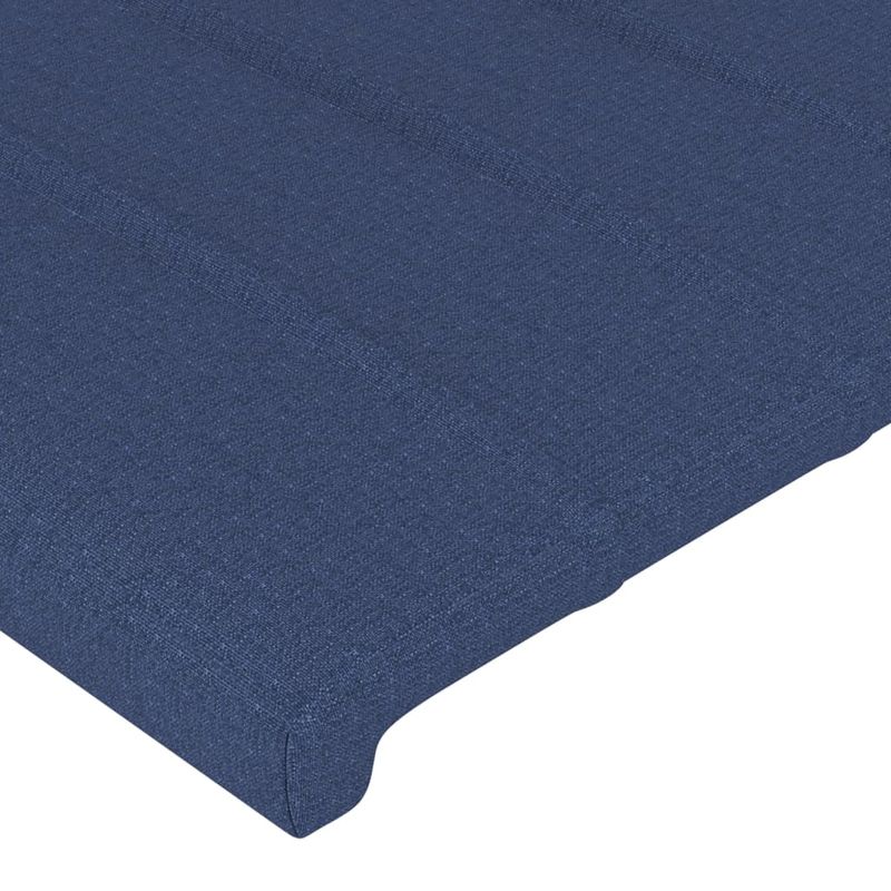 Casa si Gradina - Mobilier - Paturi si accesorii - Paturi - Cadru de pat cu tablie, albastru, 80x200 cm, textil - Infinity.ro