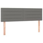 Casa si Gradina - Mobilier - Paturi si accesorii - Paturi - Pat box spring cu saltea, gri inchis, 140x200 cm, textil - Infinity.ro
