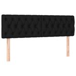 Casa si Gradina - Mobilier - Paturi si accesorii - Paturi - Pat cu arcuri, saltea si LED, negru, 160x200 cm, textil - Infinity.ro
