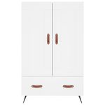 Casa si Gradina - Mobilier - Comode si corpuri - Corpuri bucatarie - Dulap inalt, alb, 69,5x31x115 cm, lemn prelucrat - Infinity.ro
