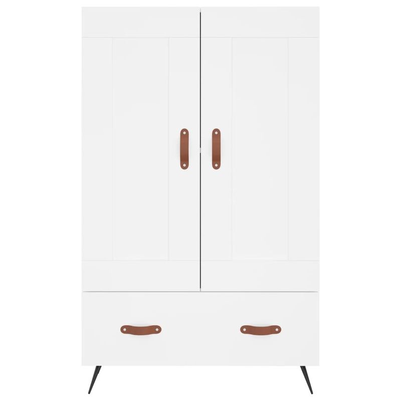 Casa si Gradina - Mobilier - Comode si corpuri - Corpuri bucatarie - Dulap inalt, alb, 69,5x31x115 cm, lemn prelucrat - Infinity.ro