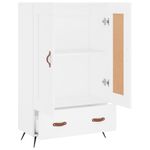 Casa si Gradina - Mobilier - Comode si corpuri - Corpuri bucatarie - Dulap inalt, alb, 69,5x31x115 cm, lemn prelucrat - Infinity.ro