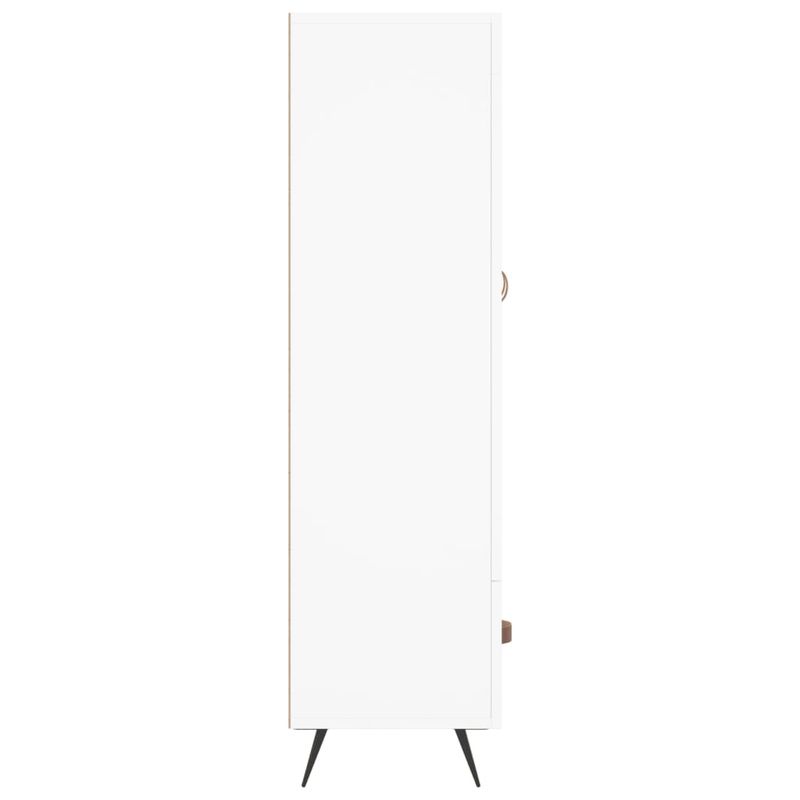 Casa si Gradina - Mobilier - Comode si corpuri - Corpuri bucatarie - Dulap inalt, alb, 69,5x31x115 cm, lemn prelucrat - Infinity.ro