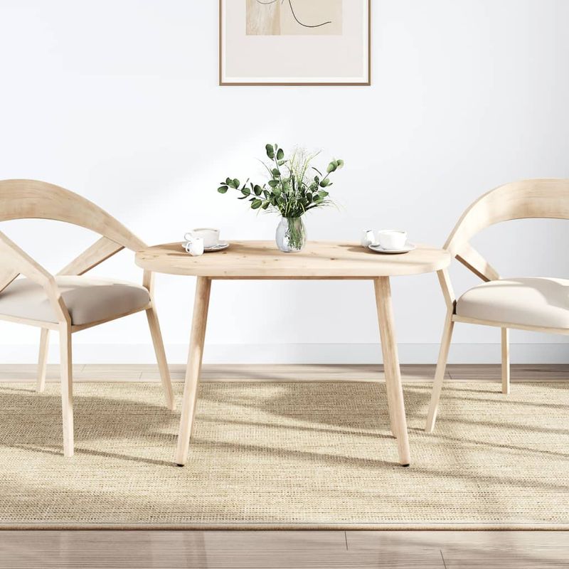 Casa si Gradina - Mobilier - Feronerie si accesorii mobila - Blat de masa, 110x55x2,5 cm, lemn masiv de pin, oval - Infinity.ro