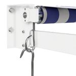 Casa si Gradina - Gradina si terasa - Umbrele si pavilioane - Umbrele - Copertina retractabila albastru/alb, 3,5x2,5 m, textil/aluminiu - Infinity.ro