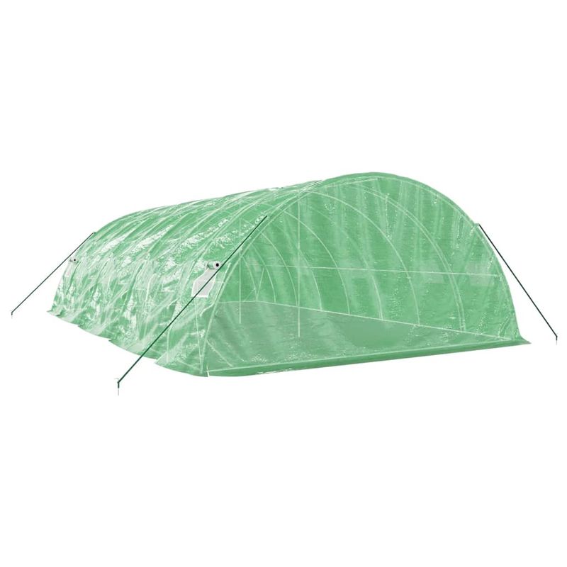 Casa si Gradina - Gradinarit si plante - Sere si solarii - Sera cu cadru din otel, verde, 40 m², 8x5x2,3 m - Infinity.ro