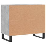 Casa si Gradina - Mobilier - Organizare si depozitare - Organizator incaltaminte - Pantofar, gri beton, 70x36x60 cm, lemn prelucrat - Infinity.ro