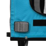 Petshop - Accesorii petshop - Culcusuri si custi - Genti si articole transport - Remorca bicicleta animale companie, albastru/gri, oxford/fier - Infinity.ro