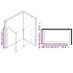 Casa si Gradina - Sanitare - Cazi si cabine de dus - Cabine dus - Cabina de dus dublu-pliabila, 120x68x130 cm, ESG - Infinity.ro