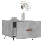 Casa si Gradina - Mobilier - Mese si birouri - Masute de cafea - Masuta de cafea, gri beton, 50x50x40 cm, lemn compozit - Infinity.ro