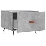 Casa si Gradina - Mobilier - Mese si birouri - Masute de cafea - Masuta de cafea, gri beton, 50x50x40 cm, lemn compozit - Infinity.ro