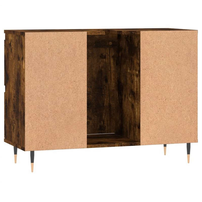 Casa si Gradina - Mobilier - Mobilier baie - Corpuri baie - Dulap pentru baie, stejar fumuriu, 80x33x60 cm, lemn compozit - Infinity.ro