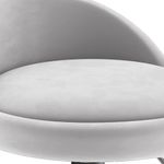 Casa si Gradina - Mobilier - Scaune si fotolii - Scaune - Scaun de bar, gri deschis, catifea - Infinity.ro