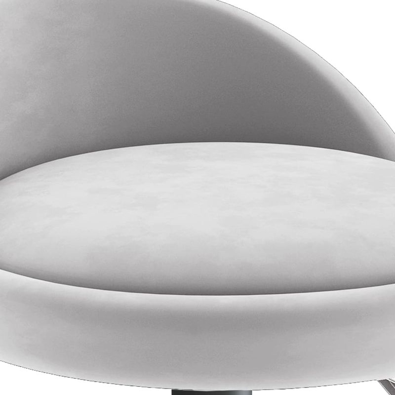 Casa si Gradina - Mobilier - Scaune si fotolii - Scaune - Scaun de bar, gri deschis, catifea - Infinity.ro