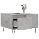 Casa si Gradina - Mobilier - Mese si birouri - Masute de cafea - Masuta de cafea, gri beton, 55x55x36,5 cm, lemn prelucrat - Infinity.ro
