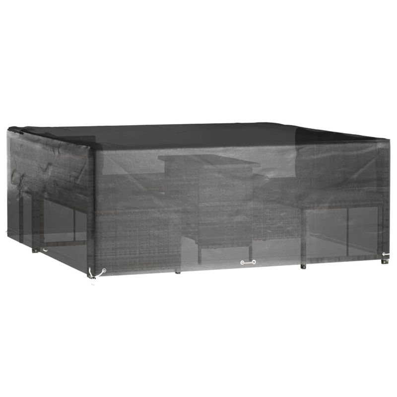 Casa si Gradina - Textile si covoare - Huse pentru mobilier - Huse mobilier gradina, 2 buc, 16 ocheti, 250x250x90 cm, patrat - Infinity.ro
