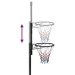 Sport si Outdoor - Sporturi de echipa - Baschet - Cosuri si panouri baschet - Suport cos de baschet, transparent, 235-305 cm, policarbonat - Infinity.ro