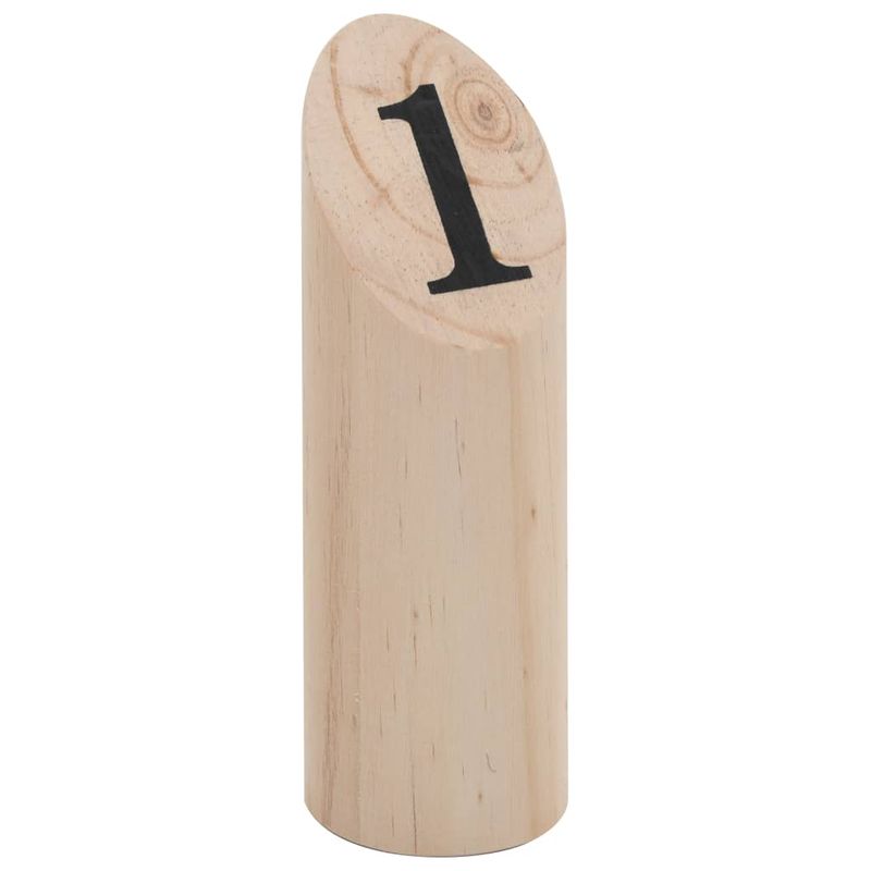 Sport si Outdoor - Alte sporturi - Bowling - Set pentru joc Kubb cu numere, lemn - Infinity.ro