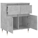 Casa si Gradina - Mobilier - Comode si corpuri - Comode - Servanta, gri beton, 60x35x70 cm, lemn prelucrat - Infinity.ro