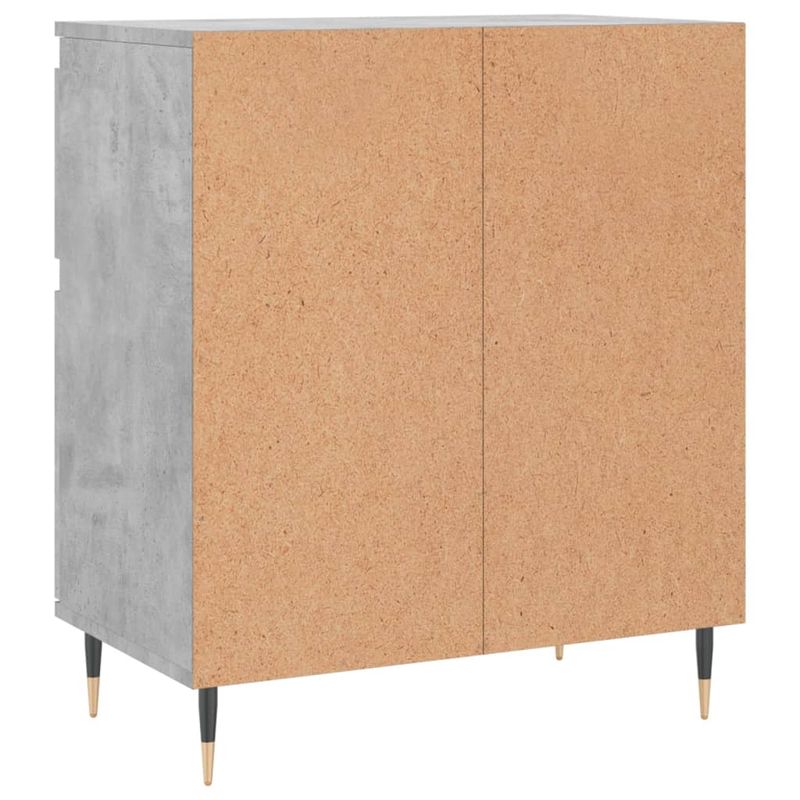 Casa si Gradina - Mobilier - Comode si corpuri - Comode - Servanta, gri beton, 60x35x70 cm, lemn prelucrat - Infinity.ro