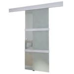 Casa si Gradina - Constructii - Usi interior, exterior si garaj - Usi interior - Usa glisanta, argintiu,178 cm, sticla si aluminiu - Infinity.ro