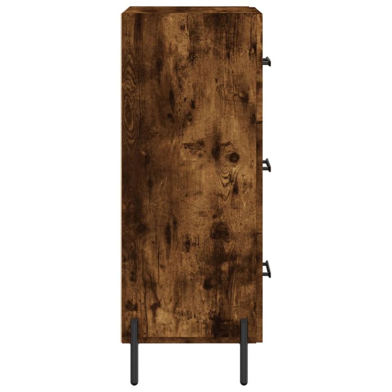 Casa si Gradina - Mobilier - Comode si corpuri - Comode - Servanta, stejar fumuriu, 34,5x34x90 cm, lemn compozit - Infinity.ro