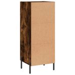 Casa si Gradina - Mobilier - Comode si corpuri - Comode - Servanta, stejar fumuriu, 34,5x34x90 cm, lemn compozit - Infinity.ro