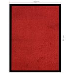 Casa si Gradina - Textile si covoare - Covoare - Covorase intrare - Covoras intrare, rosu, 60x80 cm - Infinity.ro