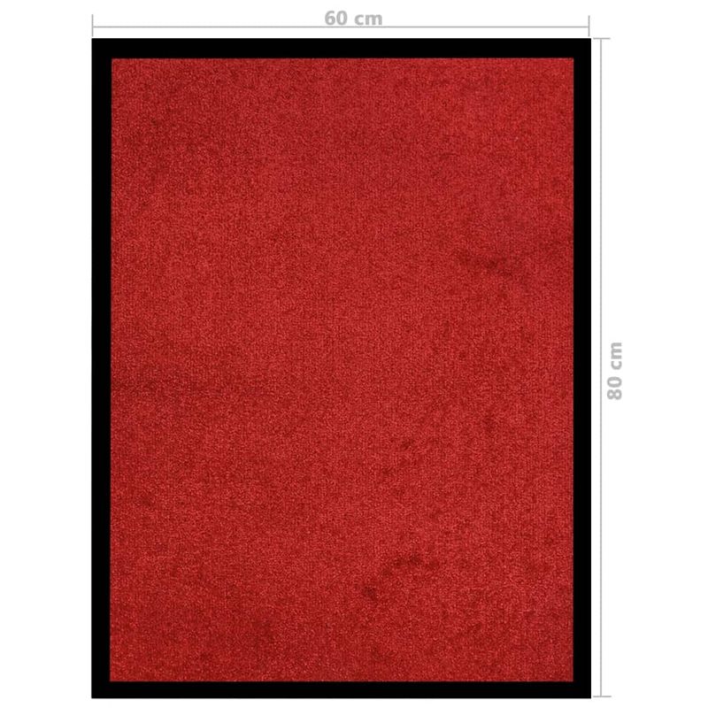 Casa si Gradina - Textile si covoare - Covoare - Covorase intrare - Covoras intrare, rosu, 60x80 cm - Infinity.ro