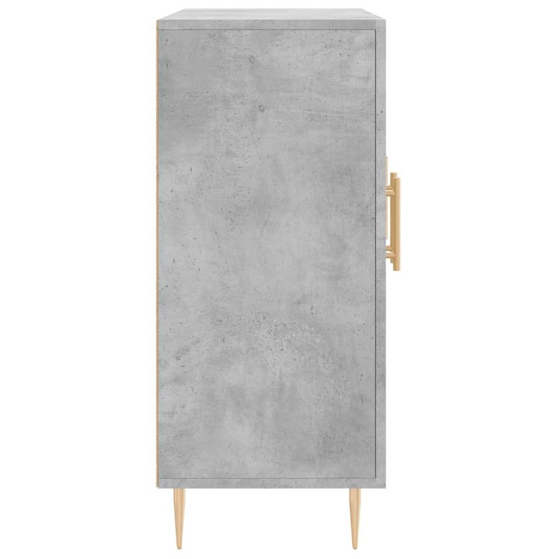 Casa si Gradina - Mobilier - Comode si corpuri - Comode - Servanta, gri beton, 90x34x80 cm, lemn compozit - Infinity.ro