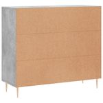 Casa si Gradina - Mobilier - Comode si corpuri - Comode - Servanta, gri beton, 90x34x80 cm, lemn compozit - Infinity.ro