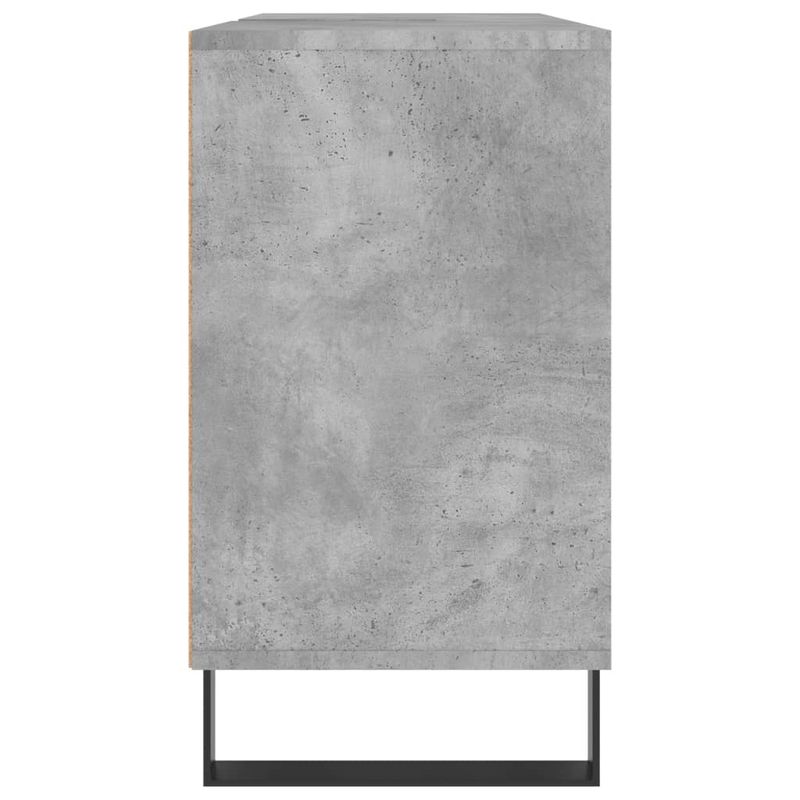Casa si Gradina - Mobilier - Mobilier baie - Comode baie - Comoda pentru baie, gri beton, 80x33x60 cm, lemn compozit - Infinity.ro