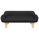 Petshop - Accesorii petshop - Culcusuri si custi - Culcusuri si saltele - Pat de caini, negru, 70x40x24 cm, material textil - Infinity.ro