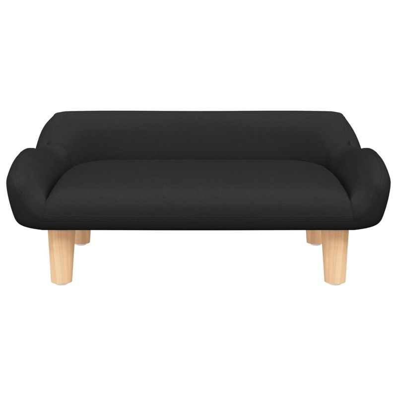 Petshop - Accesorii petshop - Culcusuri si custi - Culcusuri si saltele - Pat de caini, negru, 70x40x24 cm, material textil - Infinity.ro