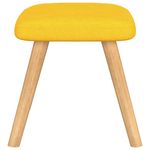 Casa si Gradina - Mobilier - Scaune si fotolii - Fotolii - Fotoliu relaxare cu taburet, galben mustar, textil - Infinity.ro