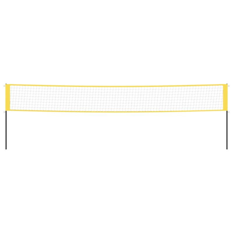 Sport si Outdoor - Sporturi cu paleta - Badminton - Echipamente de badminton - Plasa de badminton, galben si negru, 600x155 cm, tesatura PE - Infinity.ro