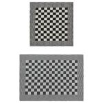 Casa si Gradina - Textile si covoare - Textile baie - Prosoape - Set de prosoape, 20 buc., negru si alb, bumbac - Infinity.ro