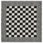 Casa si Gradina - Textile si covoare - Textile baie - Prosoape - Set de prosoape, 20 buc., negru si alb, bumbac - Infinity.ro