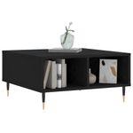 Casa si Gradina - Mobilier - Mese si birouri - Masute de cafea - Masa de cafea, negru, 60x60x30 cm, lemn compozit - Infinity.ro
