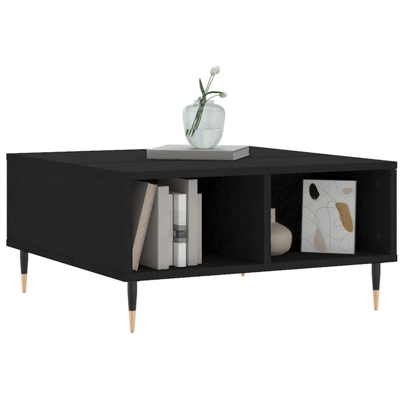 Casa si Gradina - Mobilier - Mese si birouri - Masute de cafea - Masa de cafea, negru, 60x60x30 cm, lemn compozit - Infinity.ro