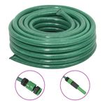 Casa si Gradina - Gradinarit si plante - Instalatii si accesorii pentru irigatii - Furtunuri de gradina si accesorii - Furtun de gradina cu set de racorduri, verde, 0,9", 100 m, PVC - Infinity.ro