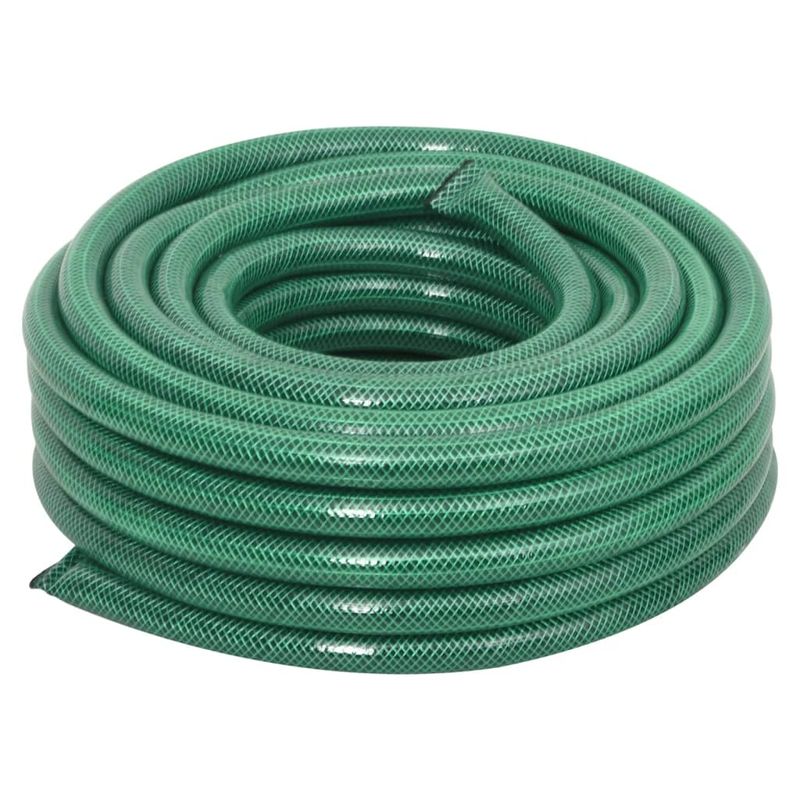 Casa si Gradina - Gradinarit si plante - Instalatii si accesorii pentru irigatii - Furtunuri de gradina si accesorii - Furtun de gradina cu set de racorduri, verde, 0,9", 100 m, PVC - Infinity.ro