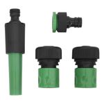 Casa si Gradina - Gradinarit si plante - Instalatii si accesorii pentru irigatii - Furtunuri de gradina si accesorii - Furtun de gradina cu set de racorduri, verde, 0,9", 100 m, PVC - Infinity.ro