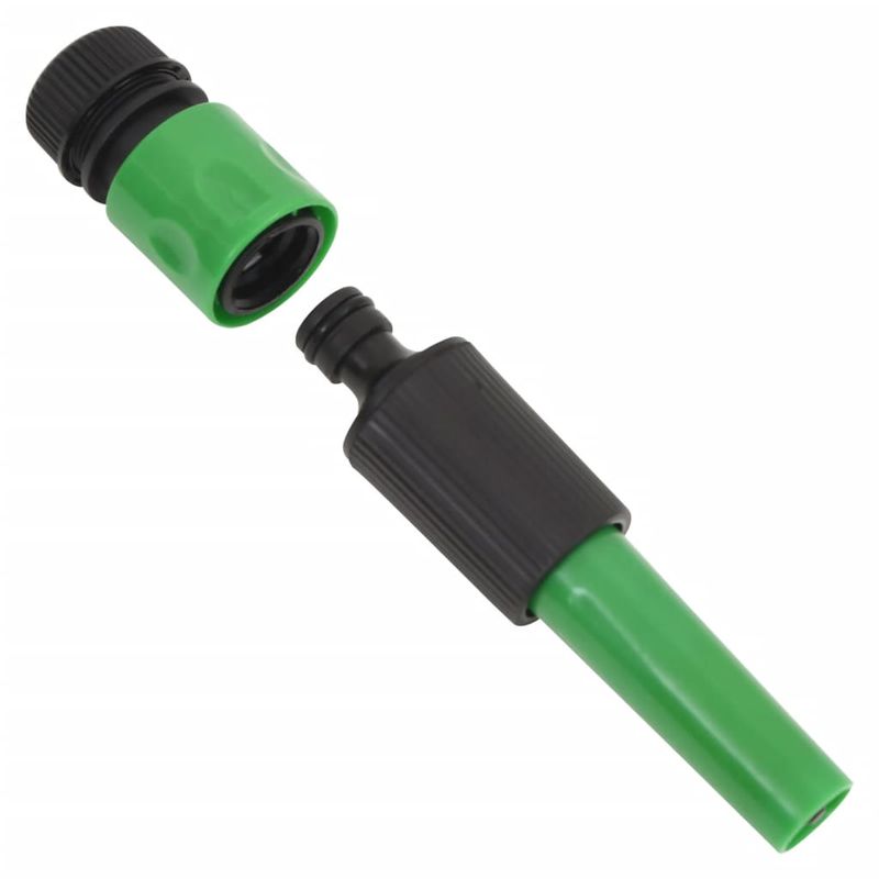 Casa si Gradina - Gradinarit si plante - Instalatii si accesorii pentru irigatii - Furtunuri de gradina si accesorii - Furtun de gradina cu set de racorduri, verde, 0,9", 100 m, PVC - Infinity.ro