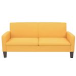 Casa si Gradina - Mobilier - Seturi de mobilier - Seturi living - Set de canapele, 2 piese, galben, material textil - Infinity.ro