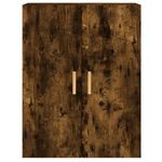 Casa si Gradina - Mobilier - Comode si corpuri - Comode - Dulapuri de perete, 2 buc., stejar afumat, lemn prelucrat - Infinity.ro