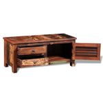 Casa si Gradina - Mobilier - Comode si corpuri - Comode - Comoda TV Hi-Fi, dulap lateral, lemn masiv reciclat - Infinity.ro